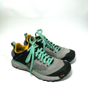 Danner Trail 2650 Hiking Trail Shoe Lightweight Suede Women 8.5 Gray Blue Yellow
